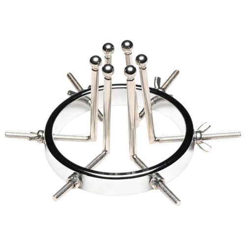 XR Brands Oculus - rozsdamentes acél tágító (ezüst)