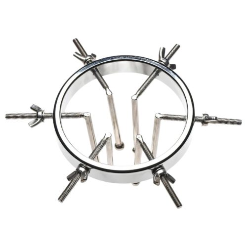 XR Brands Oculus - rozsdamentes acél tágító (ezüst)