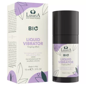   Intimateline Luxuria BIO - folyékony vibrátor gél nőknek (15ml)