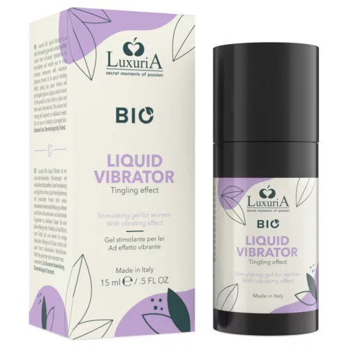 Intimateline Luxuria BIO - folyékony vibrátor gél nőknek (15ml)
