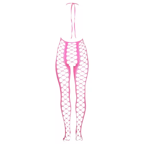 Ouch! - foszforeszkáló nyitott overál (pink)