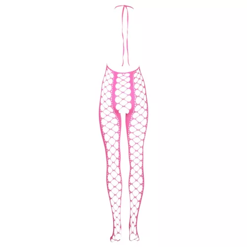 Ouch! - foszforeszkáló nyitott overál (pink)