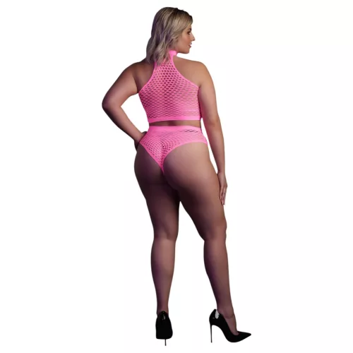 Ouch! - foszforeszkáló fehérnemű szett (pink)