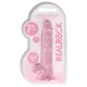 RealRock - átlátszó élethű dildó (pink, 17 cm)