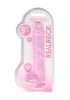 REALROCK - átlátszó élethű dildó - pink (22cm)