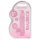 REALROCK - átlátszó élethű dildó - pink (15cm)