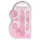 RealRock - átlátszó élethű dildó (pink, 15 cm)