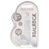 REALROCK - átlátszó élethű dildó - átlátszó (15cm)
