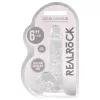 RealRock - átlátszó élethű dildó (átlátszó, 15 cm)
