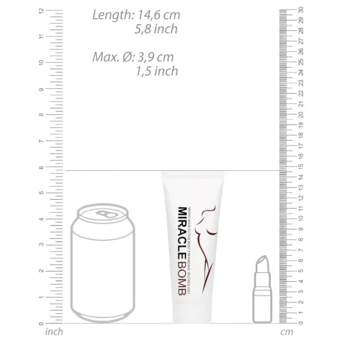 Pharmquests Miracle Bomb - mellnagyobbító és feszesítő krém (100 ml)