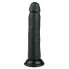 Easytoys - tapadótalpas élethű dildó (20,5cm) - fekete