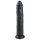 Easytoys - tapadókorongos extra nagy dildó (28,5cm) - fekete