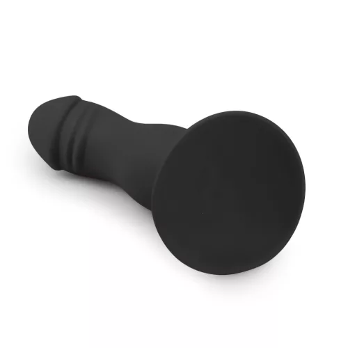 EasyToys - makkos, tapadókorongos dildó (fekete)