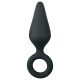Easytoys Pointy Plug S - anál plug (fekete) - kicsi