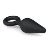 EasyToys Pointy Plug S - anál plug (fekete) - kicsi