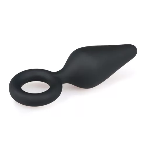 EasyToys Pointy Plug S - anál plug (fekete) - kicsi