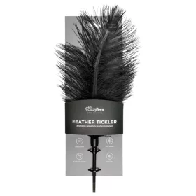 EasyToys - hosszú erotikus simogató toll (fekete)