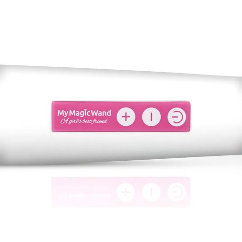 MyMagicWand - erős masszírozó vibrátor (fehér-pink)