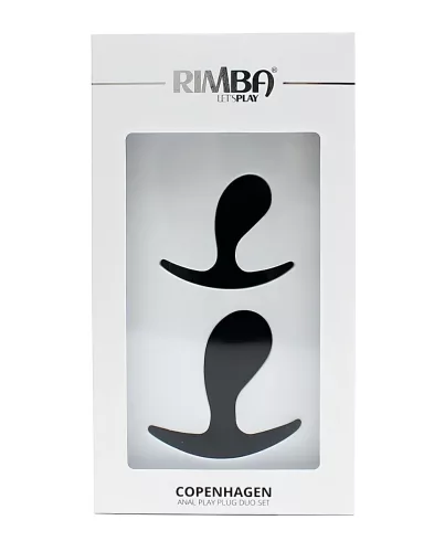 Rimba Copenhagen - anál plug szett - fekete (2db)