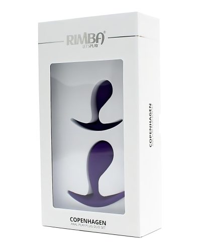 Rimba Copenhagen - anál plug szett - lila (2db)