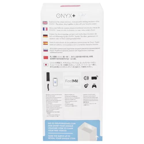 / Kiiroo Onyx+ Asa Akira Experience - interaktív maszturbátor (fekete)