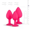Easytoys Diamond - anál plug szett (pink)