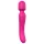 Vibes of Love Wand - akkus, melegítő, masszírozó vibrátor (pink)
