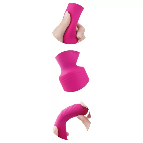 Vibes of Love Wand - akkus, melegítő, masszírozó vibrátor (pink)