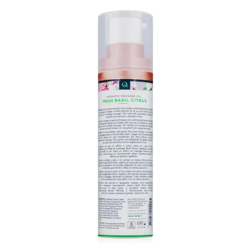 / Exotiq - illatos masszázsolaj - bazsalikom-citrom (100ml)