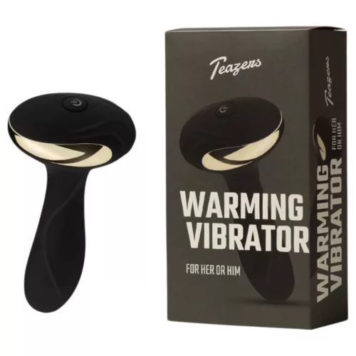 Teazers - fűthető anál vibrátor és prosztata masszírozó (fekete)