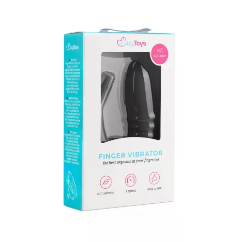 EasyToys Finger - 2in1 ujjvibrátor (fekete)