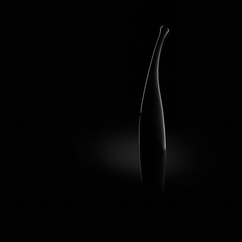 Senzi - akkus, vízálló csikló vibrátor (fekete)