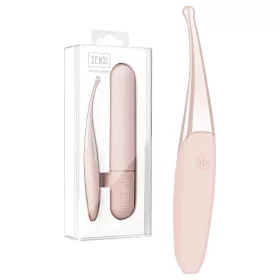 Senzi - akkus, vízálló csikló vibrátor (pink)
