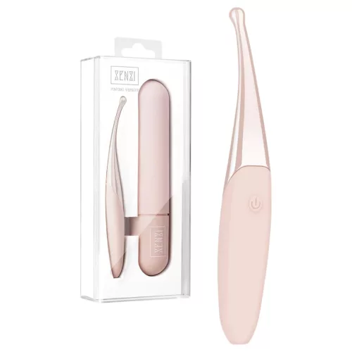 Senzi - akkus, vízálló csikló vibrátor (pink)