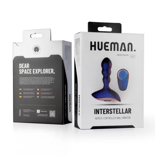 / Hueman Interstellar - hullámos anál vibrátor (lila)