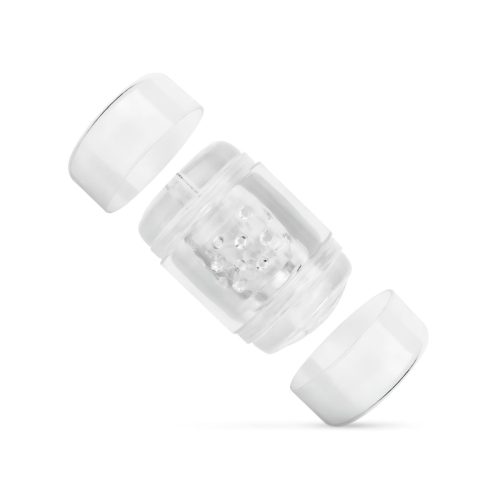 FPPR. - kétvégű maszturbátor - punci & ánusz (átlátszó)