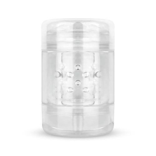 FPPR. - kétvégű maszturbátor - punci & ánusz (átlátszó)