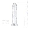 EasyToys - zselés dildó - 16cm (átlátszó)