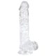 EasyToys - herés dildó - 13,5cm (átlátszó)