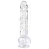 EasyToys - herés dildó - 13,5cm (átlátszó)
