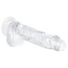 EasyToys - herés dildó - 13,5cm (átlátszó)