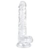 EasyToys - herés dildó - 17cm (átlátszó)