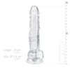 EasyToys - herés dildó - 17cm (átlátszó)