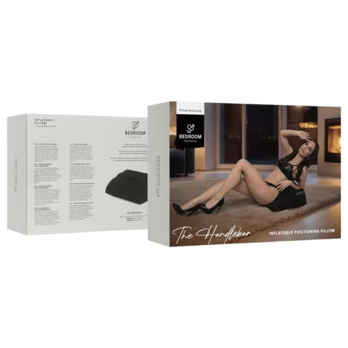 Bedroom Fantasies - felfújható szexpárna kapaszkodókkal (fekete)
