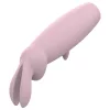 Nude Hazel - akkus nyuszis csikló vibrátor (lila)