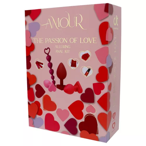 Dreamtoys Amour - anál tréning ajándékszett (piros)