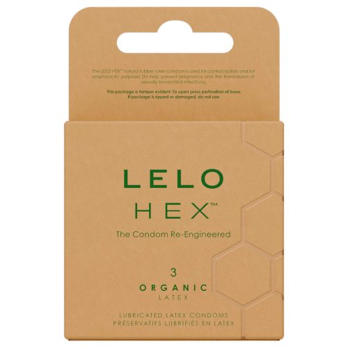 LELO Hex Organic - potencia óvszer (3db)
