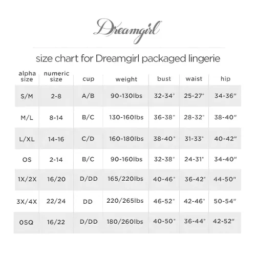 Dreamgirls Maid Plus Size Sheer Mesh - szobalány jelmez (XL-XXL)