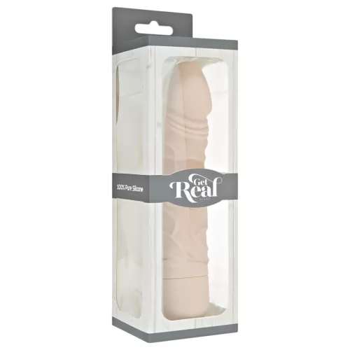 Classic Get Real - élethű szilikon vibrátor (testszínű)