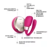 LELO Tiani 3 - szilikon párvibrátor (pink)